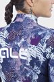 ALÉ Zimowa kolarska koszulka i spodnie - AMAZZONIA LADY WNT - czarny/fioletowy/niebieski