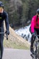 ALÉ Zimowa koszulka kolarska z długim rękawem - R-EV1 WARM RACE - czarny