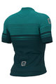 ALÉ Koszulka kolarska z krótkim rękawem - SLIDE - zielony/niebieski