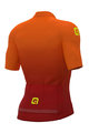 ALÉ Koszulka kolarska z krótkim rękawem - FADE  - czerwony/pomarańczowy