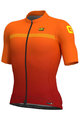 ALÉ Koszulka kolarska z krótkim rękawem - FADE  - czerwony/pomarańczowy