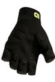 ALÉ Kolarskie rękawiczki z krótkimi palcami - VELOCISSIMO  - czarny/żółty
