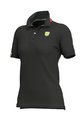 ALÉ Kolarska koszulka z krótkim rękawem - POLO LADY  - czarny