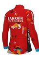 ALÉ Zimowa koszulka kolarska z długim rękawem - BAHRAI VICTORIOUS 22 - żółty/niebieski/czerwony/czarny