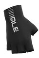 ALÉ Kolarskie rękawiczki z krótkimi palcami - SUNSELECT CRONO - czarny/biały