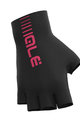 ALÉ Kolarskie rękawiczki z krótkimi palcami - SUNSELECT CRONO - różowy/czarny