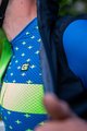 ALÉ Koszulka kolarska z krótkim rękawem - STARS - żółty/niebieski