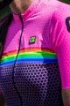 ALÉ Koszulka kolarska z krótkim rękawem - BRIDGE LADY - różowy