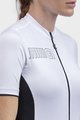 ALÉ Koszulka kolarska z krótkim rękawem - COLOR BLOCK LADY - biały