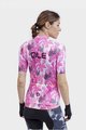 ALÉ Koszulka kolarska z krótkim rękawem - PR-R AMAZZONIA LADY - biały/różowy