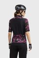 ALÉ Koszulka kolarska z krótkim rękawem - WOODLAND GRAVEL LADY - różowy/fioletowy/czarny