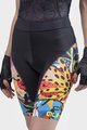 ALÉ Krótkie spodnie kolarskie bez szelek - PR-R KENYA LADY - czarny/beżowy/niebieski/żółty/czerwony