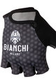 BIANCHI MILANO Kolarskie rękawiczki z krótkimi palcami - ALVIA - biały/czarny