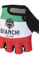 BIANCHI MILANO Kolarskie rękawiczki z krótkimi palcami - ALVIA - biały/czerwony/zielony