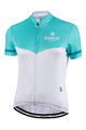 BIANCHI MILANO Koszulka kolarska z krótkim rękawem - GINOSA LADY - niebieski/biały
