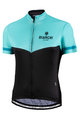 BIANCHI MILANO Koszulka kolarska z krótkim rękawem - GINOSA LADY - niebieski/czarny