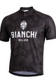 BIANCHI MILANO Koszulka kolarska z krótkim rękawem - PRIOLO MTB - czarny
