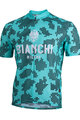 BIANCHI MILANO Koszulka kolarska z krótkim rękawem - PRIOLO MTB - niebieski