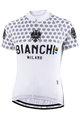 BIANCHI MILANO Koszulka kolarska z krótkim rękawem - CROSIA LADY - biały/szary