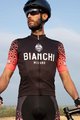 BIANCHI MILANO Koszulka kolarska z krótkim rękawem - PEDASO - różowy/czarny