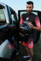 BIANCHI MILANO Koszulka kolarska z krótkim rękawem - PEDASO - różowy/czarny