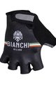 BIANCHI MILANO Kolarskie rękawiczki z krótkimi palcami - ENAS - czarny