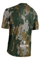 BIANCHI MILANO Koszulka kolarska z krótkim rękawem - POZZILLO MTB - zielony/brązowy