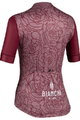 BIANCHI MILANO Koszulka kolarska z krótkim rękawem - SOSIO LADY - fioletowy