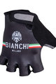 BIANCHI MILANO Kolarskie rękawiczki z krótkimi palcami - ANAPO - czarny