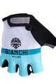 BIANCHI MILANO Kolarskie rękawiczki z krótkimi palcami - ANAPO - jasnoniebieski/biały