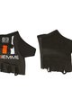 Biemme Kolarskie rękawiczki z krótkimi palcami - STRAPS - czarny/pomarańczowy/biały