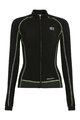 BIEMME Zimowa koszulka kolarska z długim rękawem - FLEX LADY WINTER  - czarny/zielony