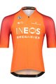 BIORACER Koszulka kolarska z krótkim rękawem - INEOS GRENADIERS '22 - czerwony/pomarańczowy