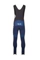 BIORACER Długie spodnie kolarskie z szelkami - INEOS GRENADIERS 2023 ICON TEMPEST WINTER - niebieski