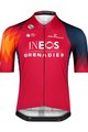 BIORACER Koszulka kolarska z krótkim rękawem - INEOS GRENADIERS 2023 ICON RACE - niebieski/czerwony