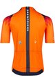 BIORACER Koszulka kolarska z krótkim rękawem - INEOS GRENADIERS 2023 ICON TRAINING - niebieski/pomarańczowy