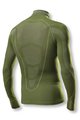 BIOTEX Kolarska koszulka z długim rękawem - POWERFLEX WARM - zielony