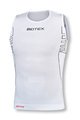 BIOTEX Kolarski bezrękawnik - SEAMLESS - biały
