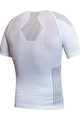 BIOTEX Kolarska koszulka z krótkim rękawem - BIOFLEX RAGLAN - biały/szary