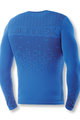 BIOTEX Kolarska koszulka z długim rękawem - CUBIC LONG - niebieski