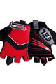 BIOTEX Kolarskie rękawiczki z krótkimi palcami - SUMMER - czerwony/czarny