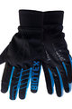BIOTEX Kolarskie rękawiczki z długimi palcami - SUPERWARM - niebieski/czarny