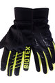 Biotex Kolarskie rękawiczki z długimi palcami - SUPERWARM - czarny/żółty