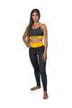 BIOTEX Długie spodnie kolarskie bez szelek - ENERGY - czarny/żółty