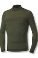 BIOTEX Kolarska koszulka z długim rękawem - 3D TURTLENECK - zielony