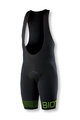 BIOTEX Krótkie spodnie kolarskie z szelkami - CORDURA - czarny