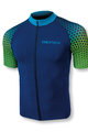 BIOTEX Koszulka kolarska z krótkim rękawem - SMART - niebieski/zielony