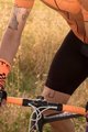 BIOTEX Kolarskie rękawiczki z krótkimi palcami - MESH RACE  - czarny/pomarańczowy
