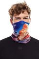 BUFF Komin kolarski - ECOSTRETCH MATTERHORN - fioletowy/niebieski/czerwony