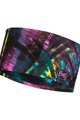 BUFF Opaska kolarska - COOLNET UV+® WIDE - różowy/czarny/żółty/niebieski